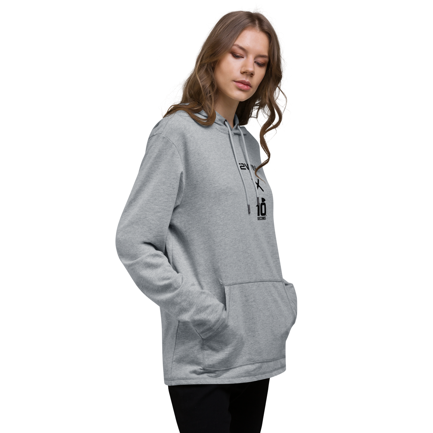 2WIN X 10 Seconds Podium and Expo Hoody (Grey)