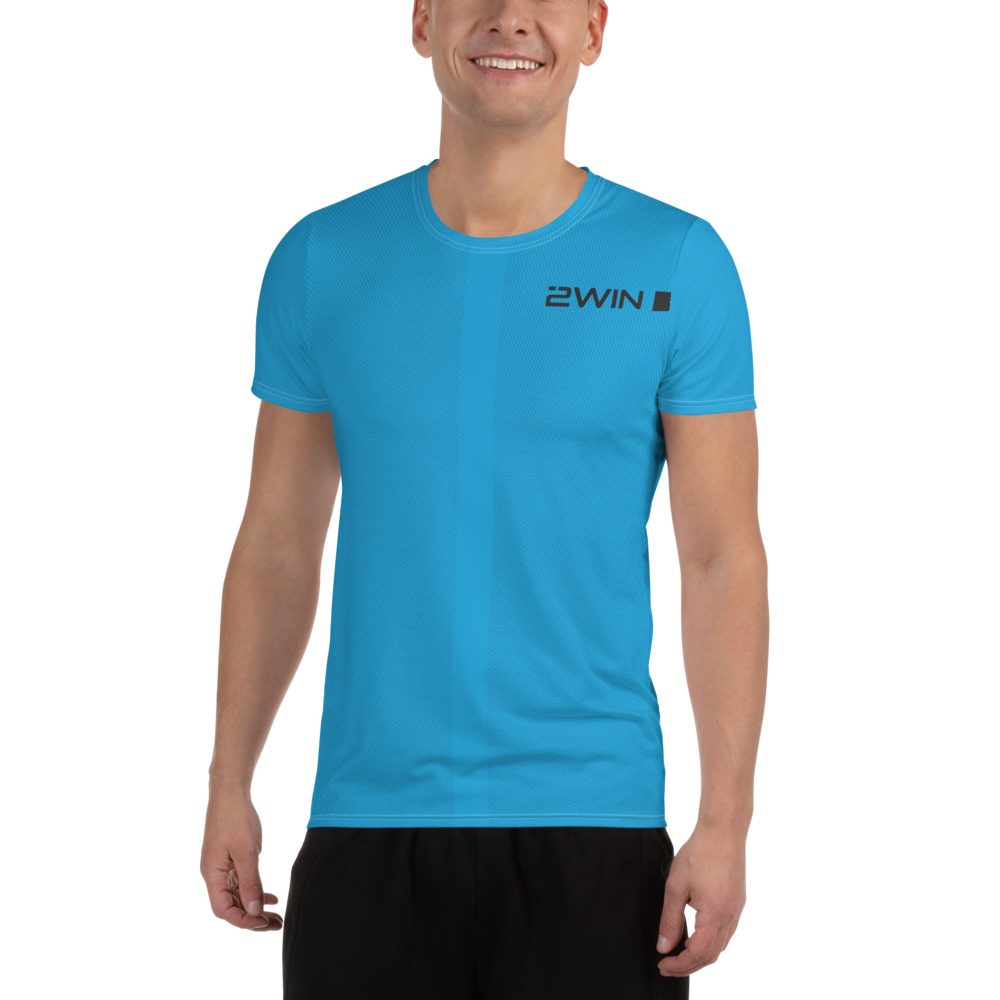 2WIN ® EvoChill ™ Cooling Performance Top | Vibe 3D Printed Blue