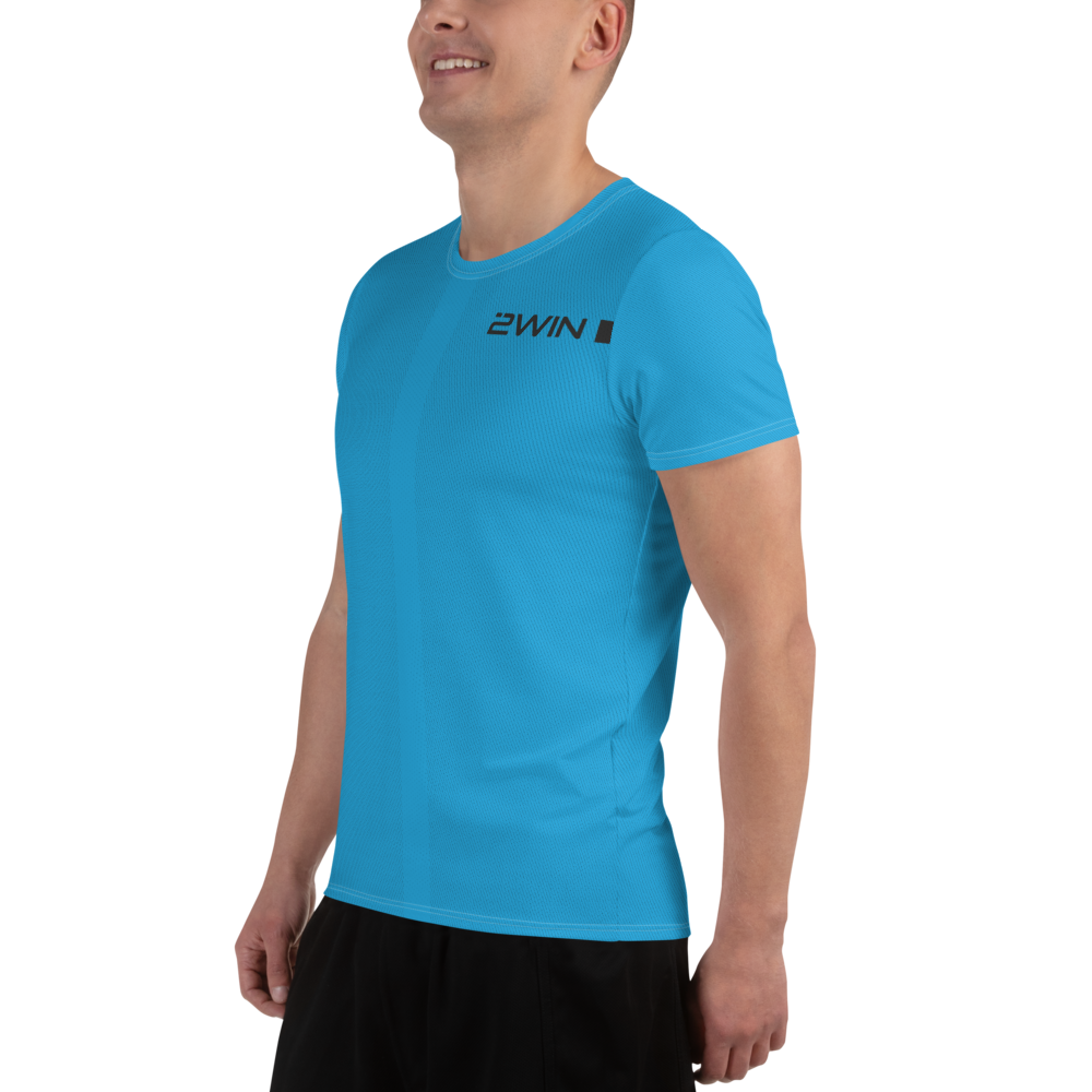 2WIN ® EvoChill ™ Cooling Performance Top | Vibe 3D Printed Blue