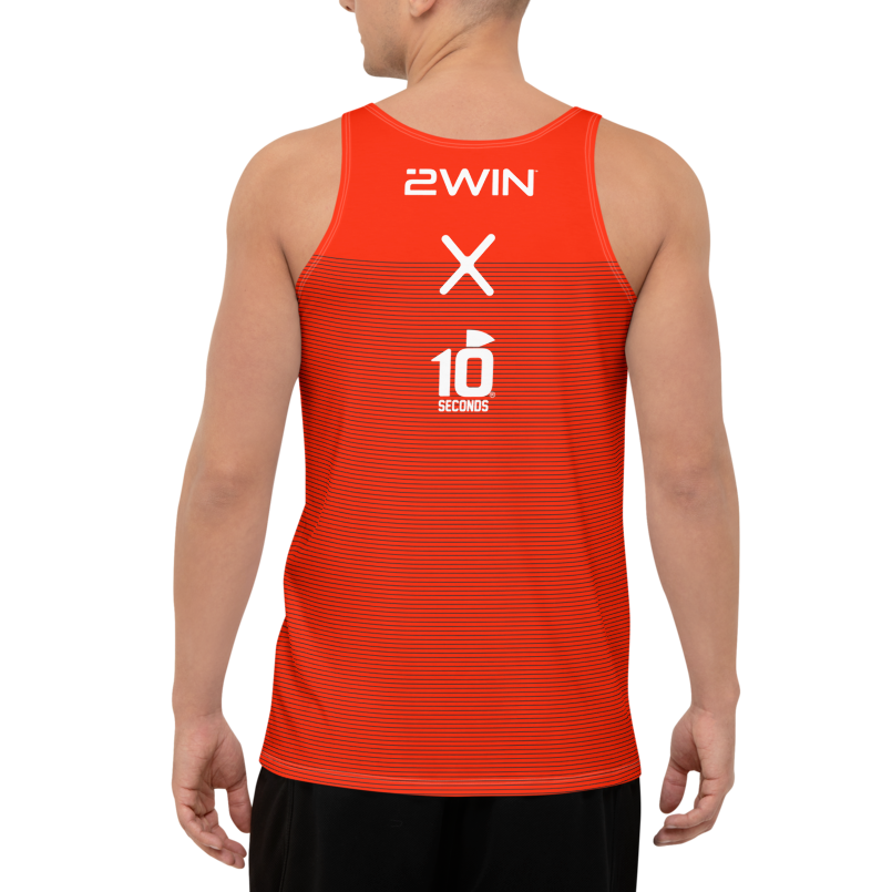 2WiN® X 10 Seconds® Competition Performance Tank | Red