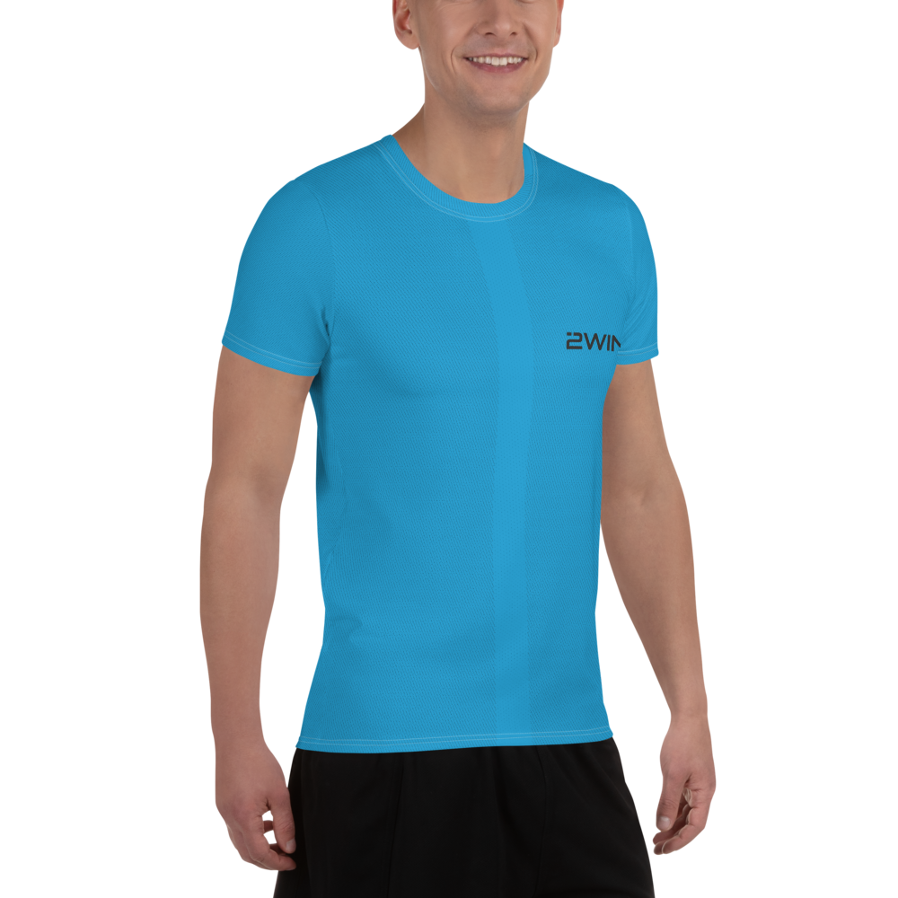 2WIN ® EvoChill ™ Cooling Performance Top | Vibe 3D Printed Blue