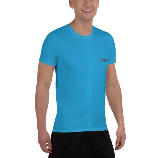 2WIN ® EvoChill ™ Cooling Performance Top | Vibe 3D Printed Blue