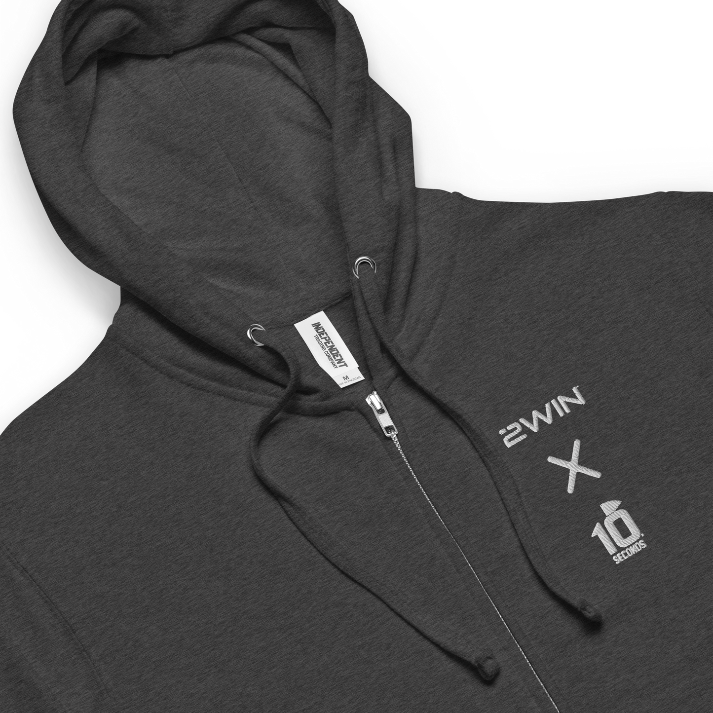 2WIN | Zip fleece hoodie